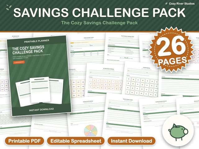 Savings Challenge Printable Pack
